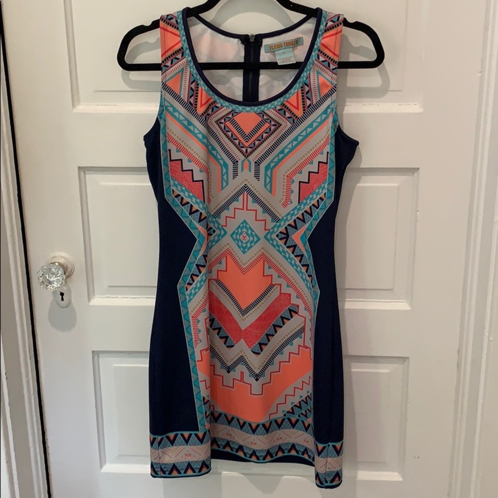 Flying Tomato Tribal Bodycon Dress